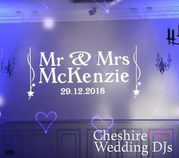 Mottram Hall Wedding Projection